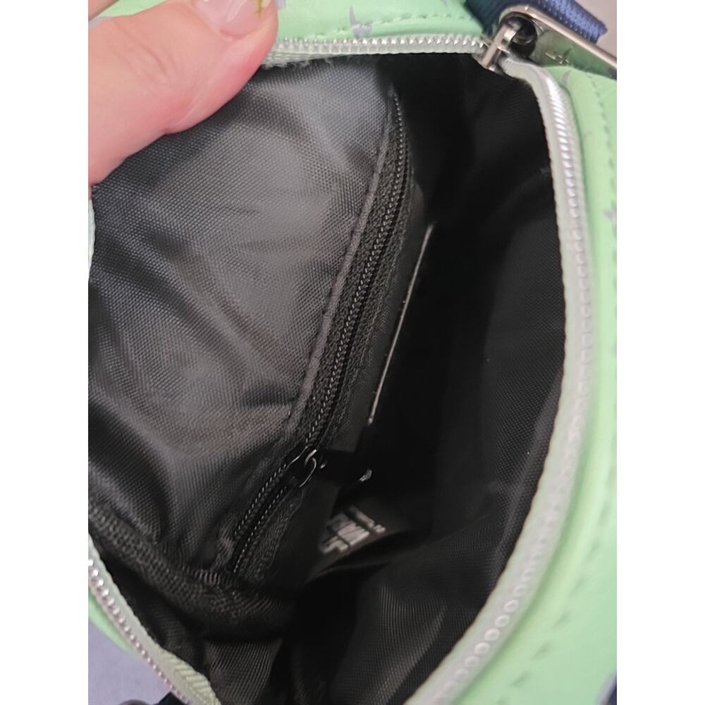 Baby Yoda Star Wars Grogu Crossbody Bag Purse Green With Dark Blue Strap - Picture 6 of 13